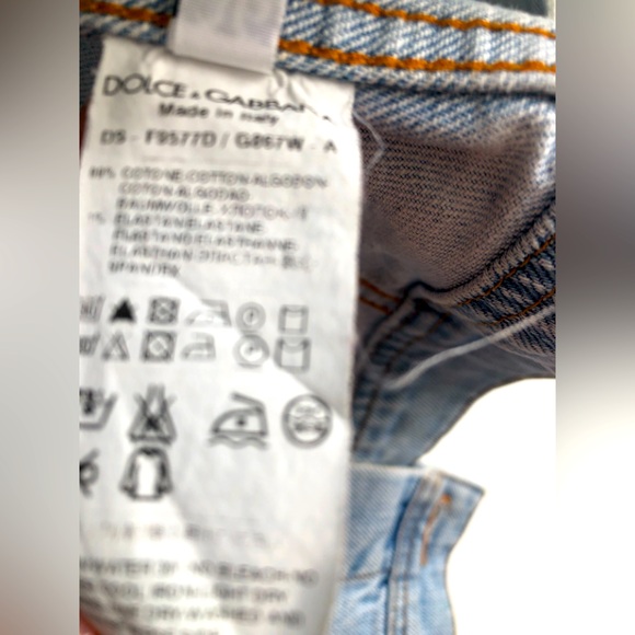( 80% OFF! ) Dolce & Gabbana Denim Jean Jacket. Size 36 - Picture 6 of 8